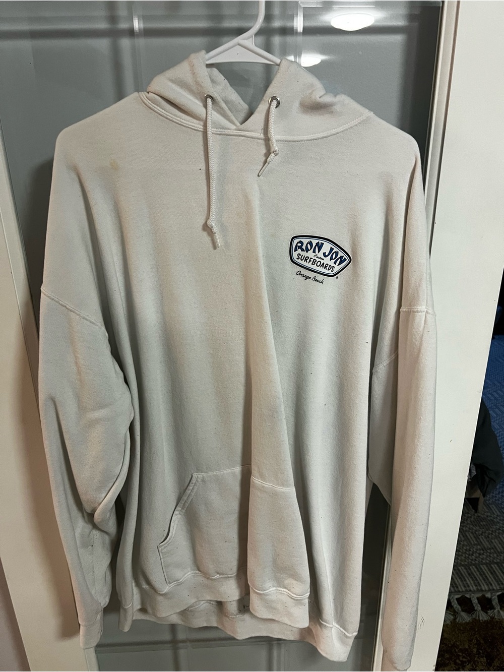 Ron Jon Surf Shop White Pullover Hoodie